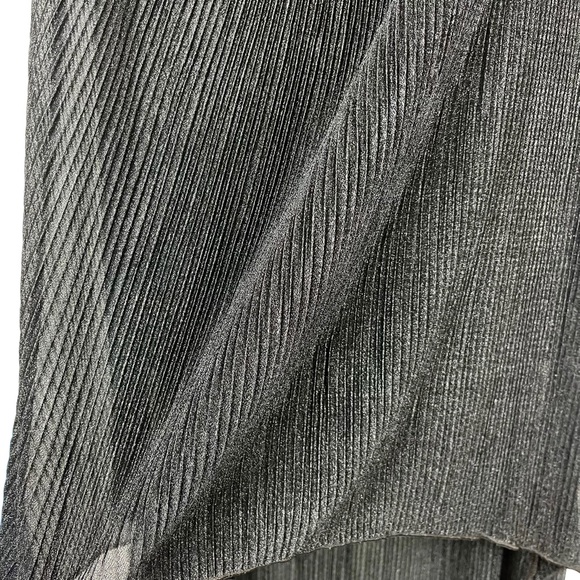 NWT Magic Semi Sheer Pleated High Low Black Skirt | Size: Medium - Picture 5 of 10